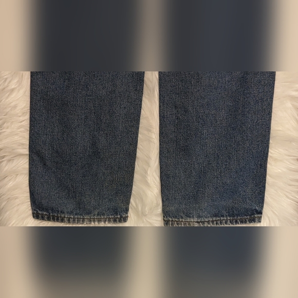 EUC The Children's Place medium wash distressed adjustable elastic button waist - Picture 2 of 12